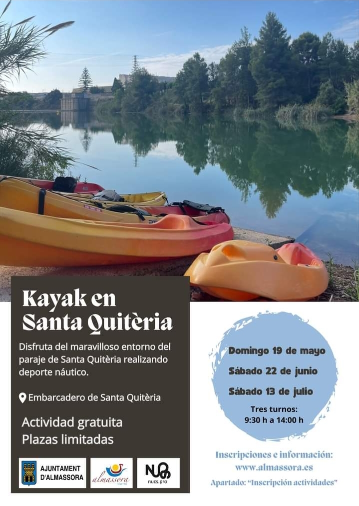 Kayak en Santa Quiteria